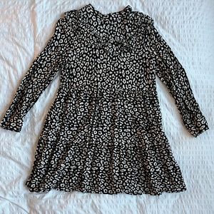 Zara Leopard Print Mini Dress!!